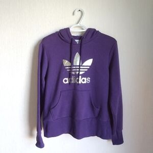 【Like new】adidas hoodie size S purple color for women